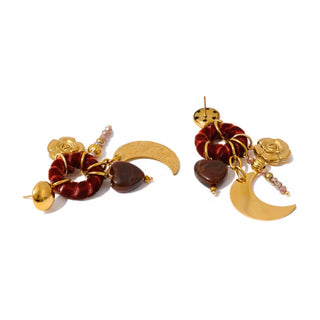 Moon Magic Fall Statement Charm Earrings