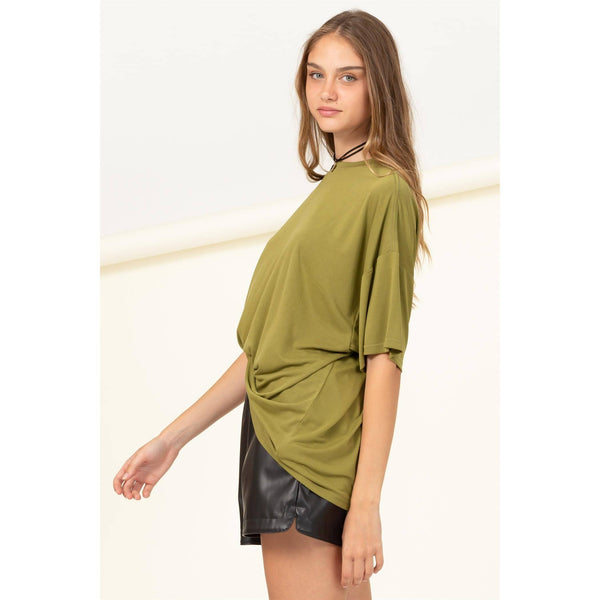 Olivia-OVERSIZED SHORT SLEEVE BASIC TOP