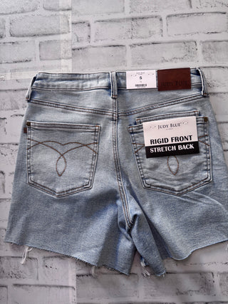 Judy Blue Magic Dad Shorts Double Pocket