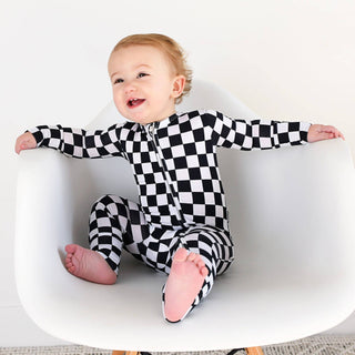 Gigi and Max - Axel ZIP Bamboo Sleepies Little Baby Outfit Bamboo