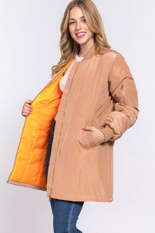 The Long Line Bomber Jacket