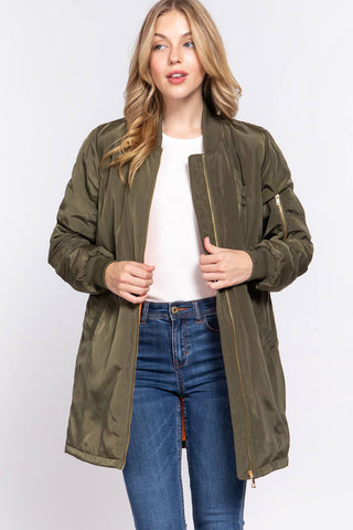 The Long Line Bomber Jacket