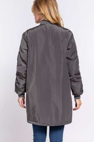 The Long Line Bomber Jacket