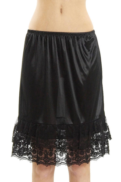 Levi Lace satin half slip skirt