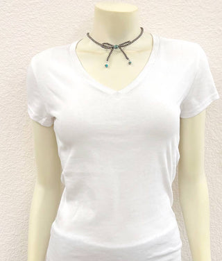The Bead Necklace-bow