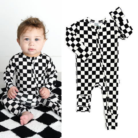 Gigi and Max - Bamboo Baby Pajama Sleepies Little Baby Zip Axel