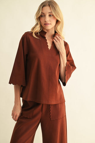 The Sloane Scallop Edge