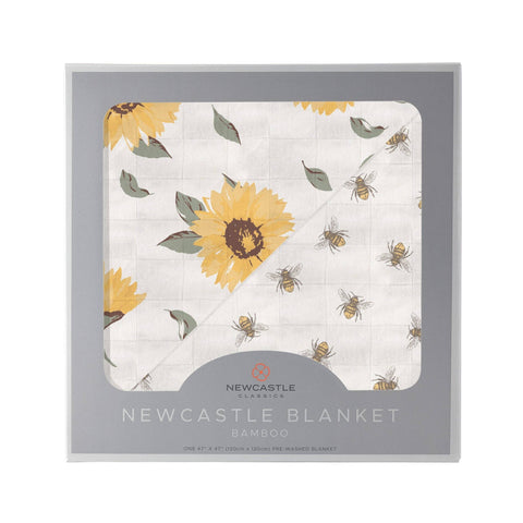 Newcastle Classics - Sunflower Farm and Honey Bee Newcastle Blanket