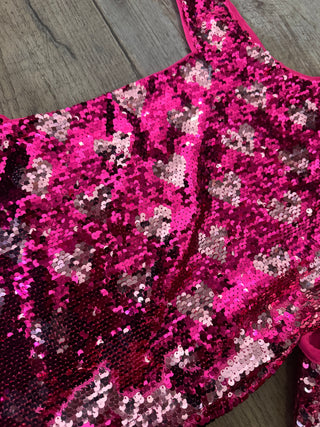 Queen Of Hearts Sequin Skirt