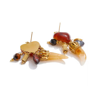 Wild Love Statement Charm Earrings