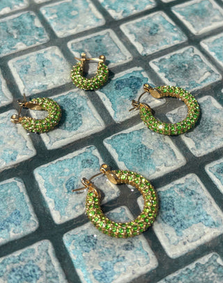 Margarita Crystal Hoops