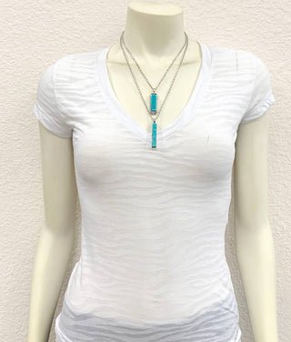 the Bar Turquoise Necklace
