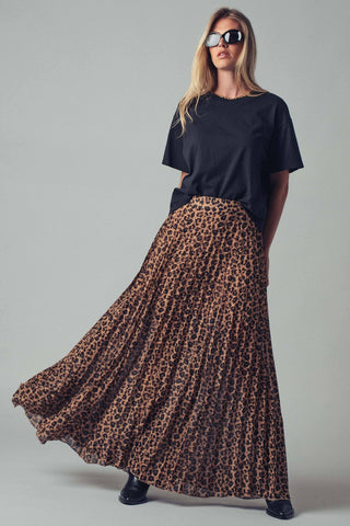 The Delilah Leopard Skirt
