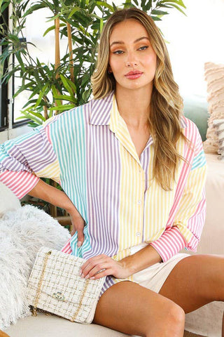 The Seraphina Stripe Top