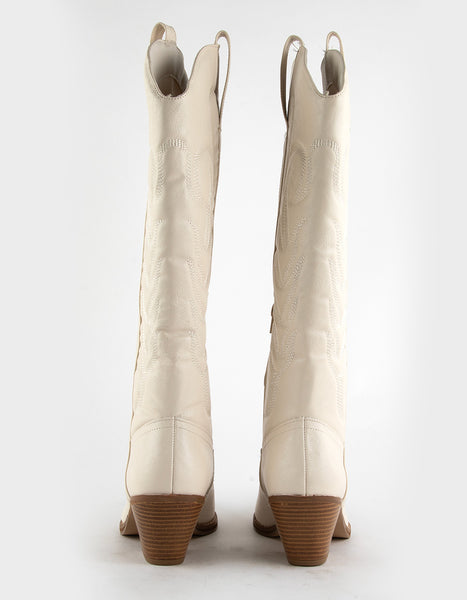 Coconuts- By Matisse- Dixie Western Boot- White