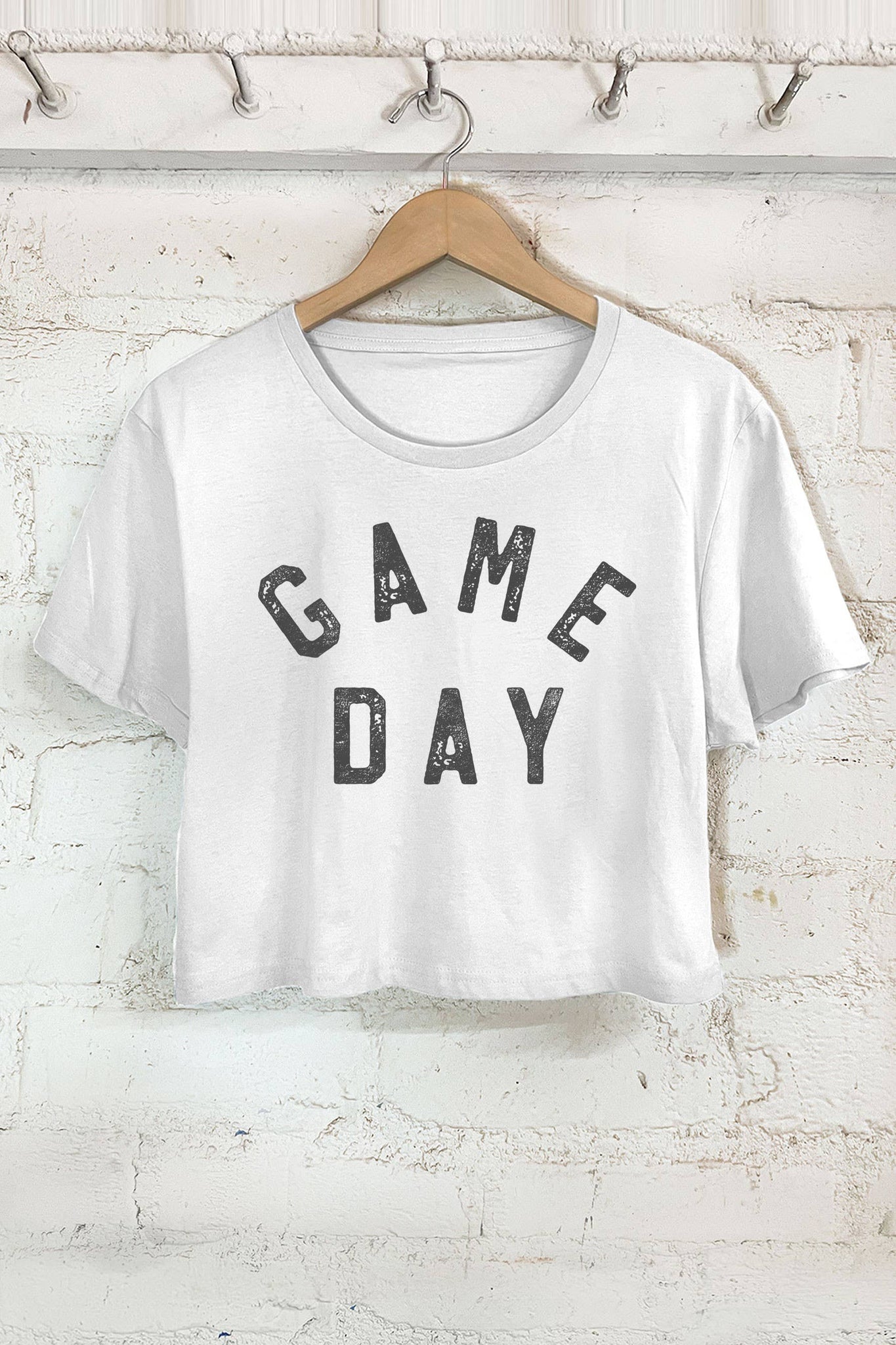 Game Day Cropped Graphic Tee