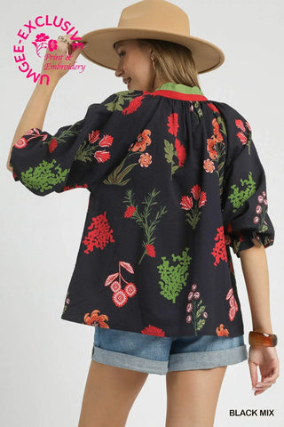 The MIX Floral Blouse