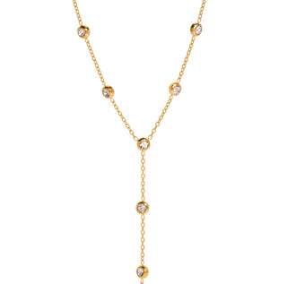 Cosmos Crystal Lariat Y Necklace