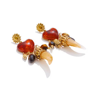 Wild Love Statement Charm Earrings