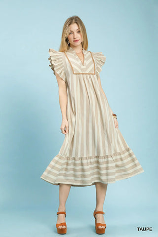 Shasta Striped Midi Dress