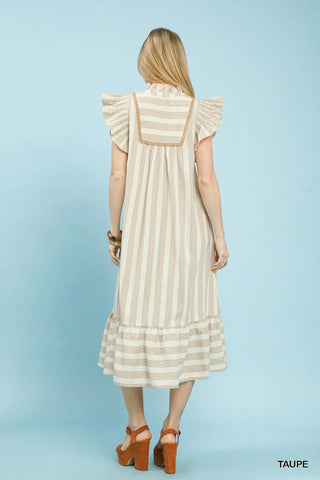 Shasta Striped Midi Dress