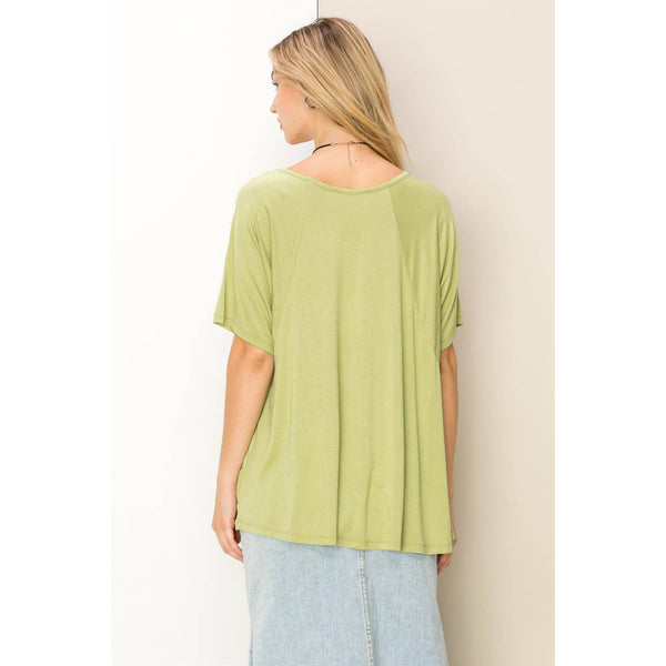 Penny Oversized V-Neck