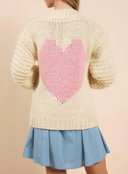 Heart You Handknit Cardigan