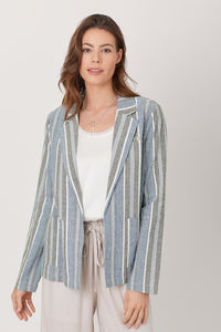 Linen Open Blazer