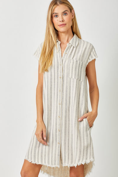 Lori Linen Shirt Dress