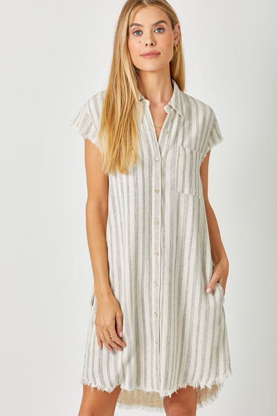 Lori Linen Shirt Dress