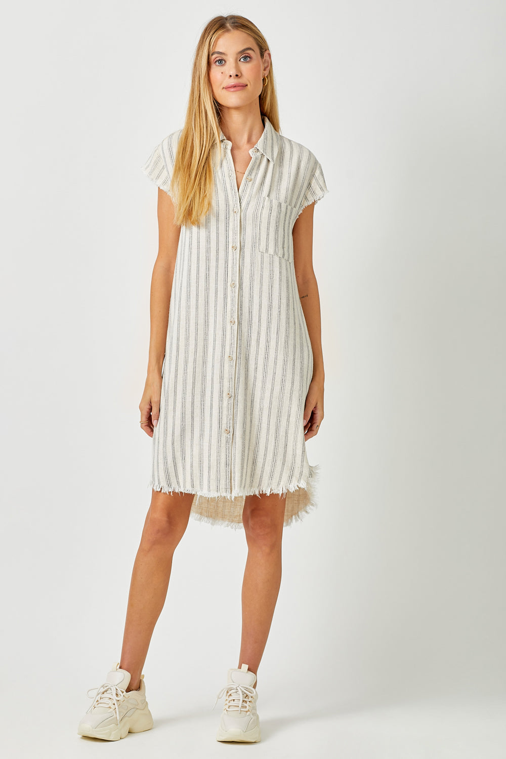 Lori Linen Shirt Dress