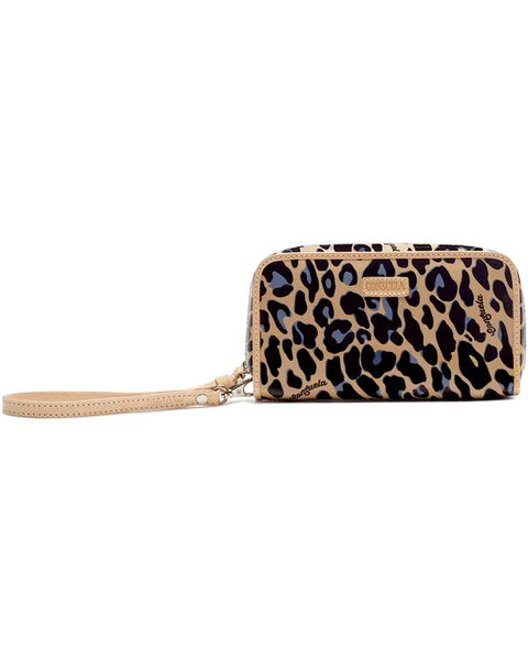 Wristlet Wallet- Blue Jag