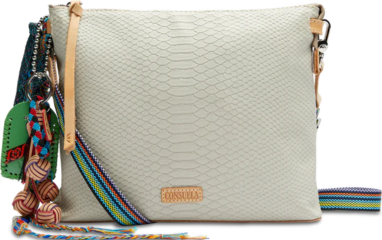 Consuela- Downtown Crossbody Thunderbird Crema Snake