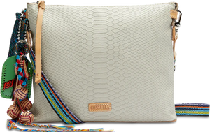 Consuela- Downtown Crossbody Thunderbird Crema Snake