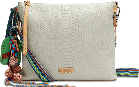 Consuela- Downtown Crossbody Thunderbird Crema Snake