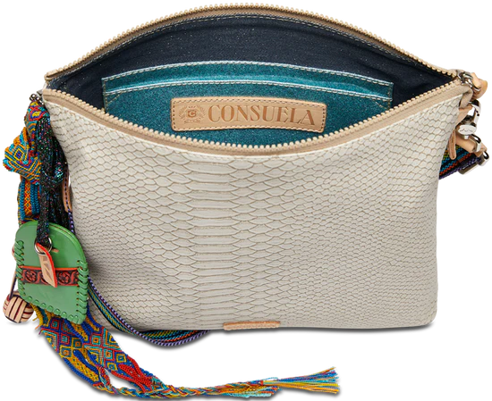 Consuela- Downtown Crossbody Thunderbird Crema Snake