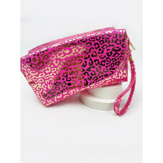 Waterproof Fabric Leopard Pattern Cosmetic Bag