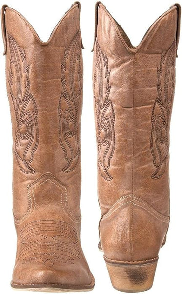 Coconuts by Matisse- Gaucho Western Boot- Tan