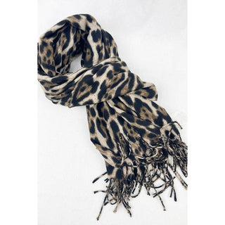 The Leopard Print Long Scarf