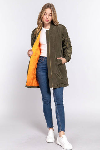 The Long Line Bomber Jacket