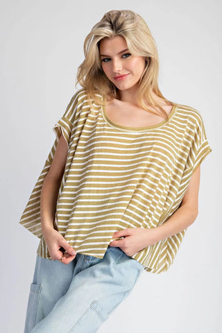 The Camille Stripe Top