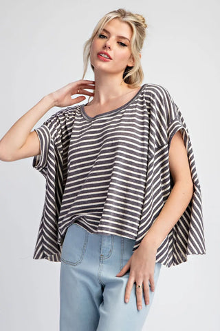 The Camille Stripe Top