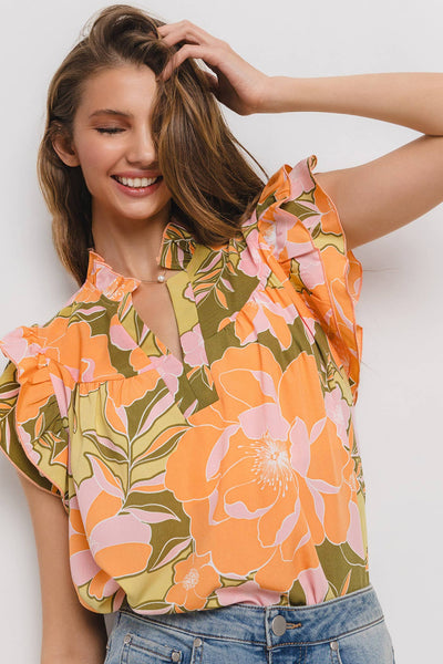 Randi Floral Top