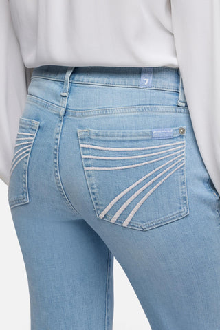 Dojo Slim Illusion- Indigo Bloom- 7 For All Mankind