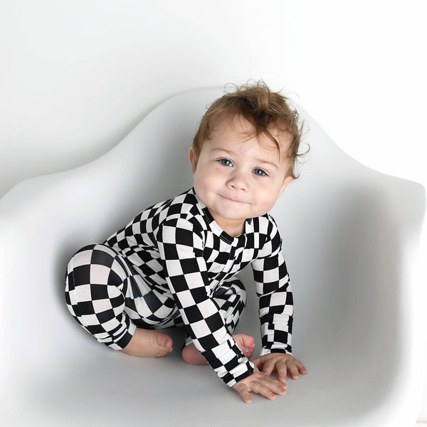 Gigi and Max - Bamboo Baby Pajama Sleepies Little Baby Zip Axel