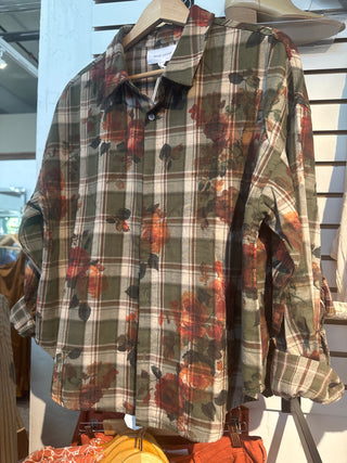 Adrianna Plaid Long Sleeve