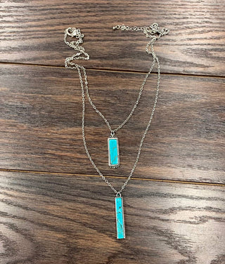 the Bar Turquoise Necklace