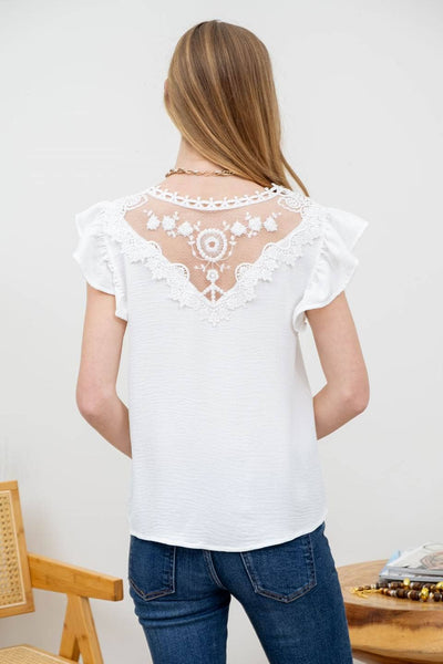 Yellie Lace Back Top