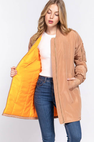 The Long Line Bomber Jacket