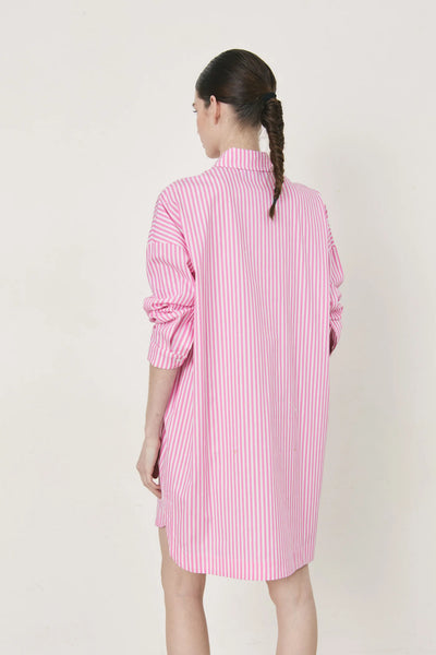 Deluc- Solar Dress- Pink Stripe